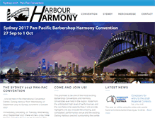 Tablet Screenshot of barbershopconvention.com.au